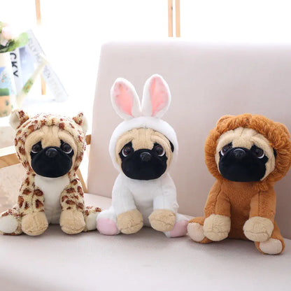 20cm Shar Pei Dog Plush Toy Figurine