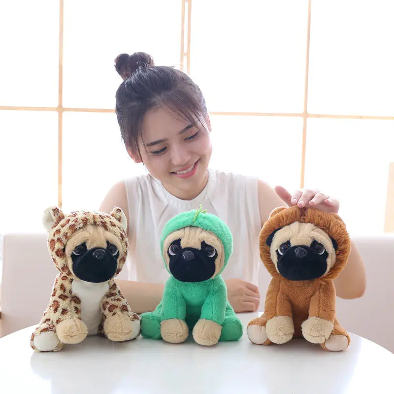 20cm Shar Pei Dog Plush Toy Figurine